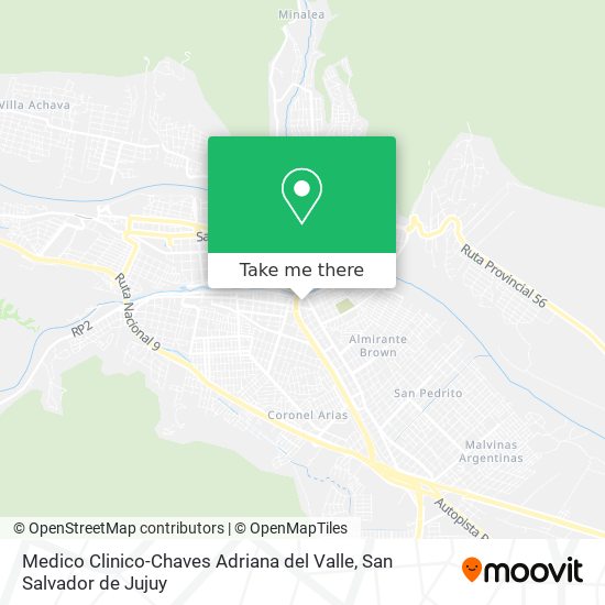 Mapa de Medico Clinico-Chaves Adriana del Valle