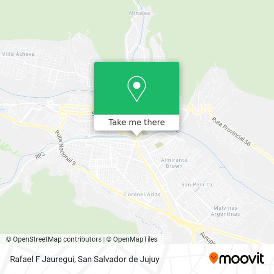 Rafael F Jauregui map
