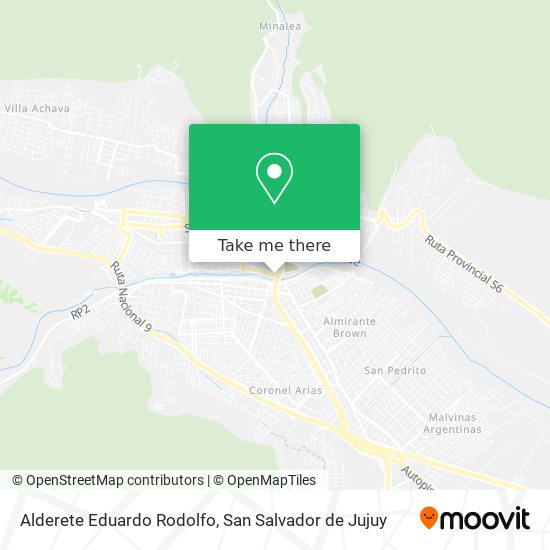 Alderete Eduardo Rodolfo map