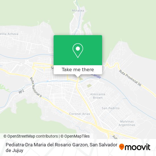 Pediatra-Dra Maria del Rosario Garzon map