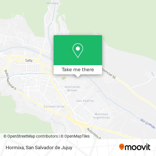 Mapa de Hormixa