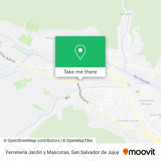 Mapa de Ferreteria Jardin y Mascotas