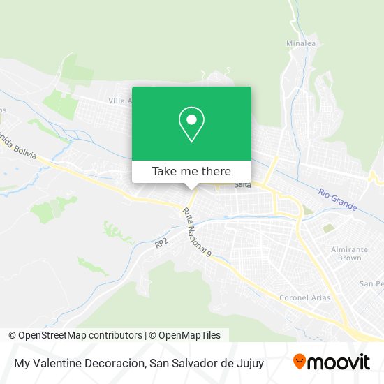 My Valentine Decoracion map