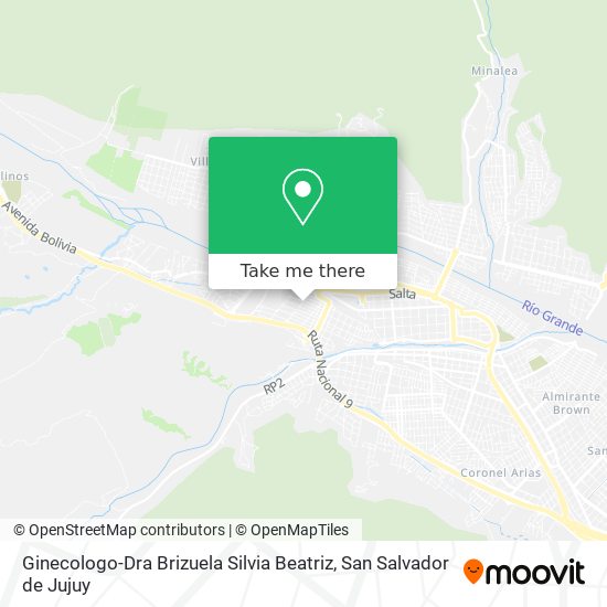 Ginecologo-Dra Brizuela Silvia Beatriz map