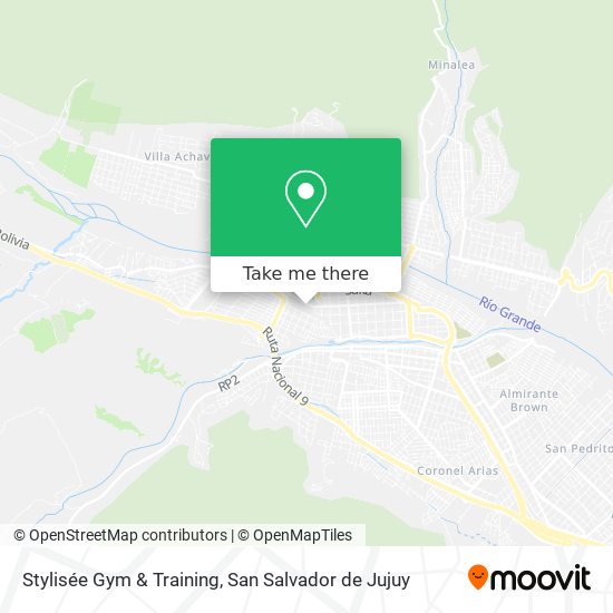 Stylisée Gym & Training map