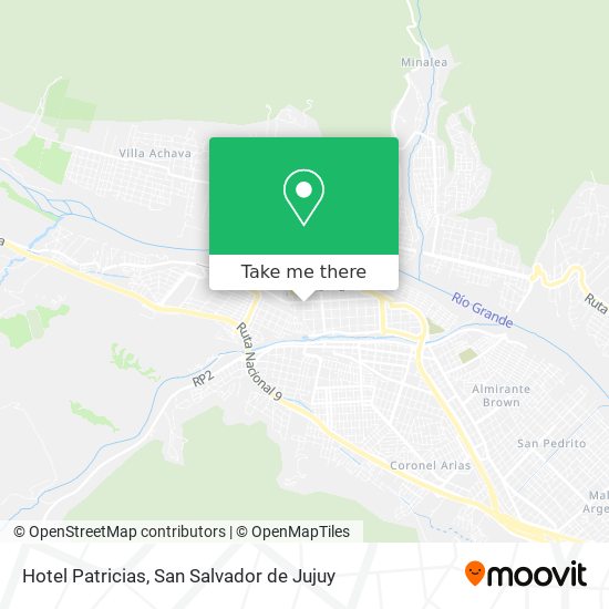 Hotel Patricias map