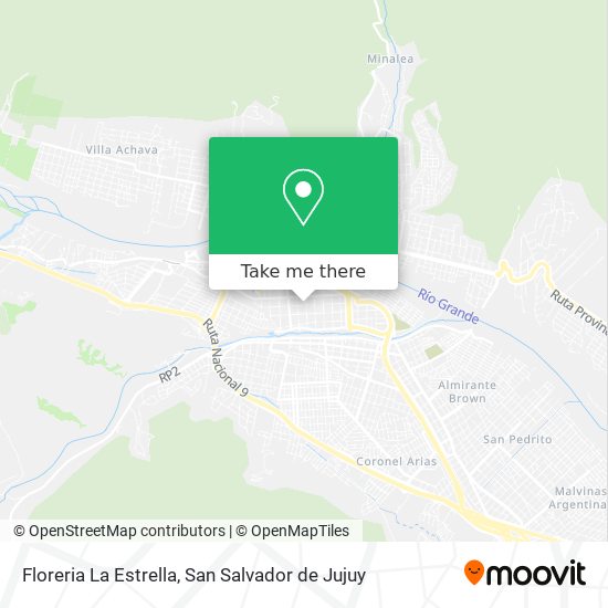 Mapa de Floreria La Estrella