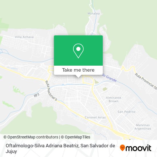Mapa de Oftalmologo-Silva Adriana Beatriz