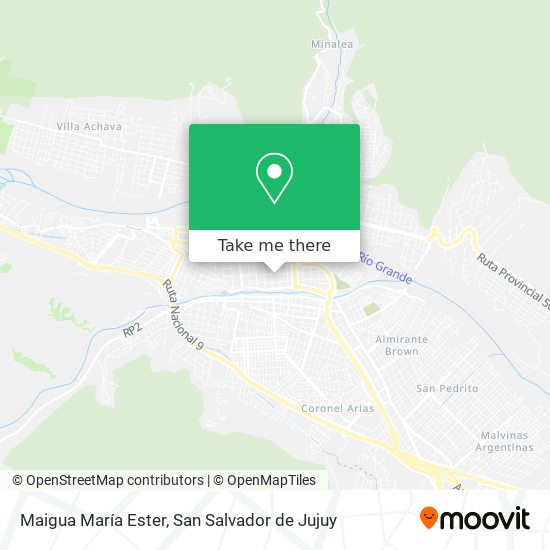 Maigua María Ester map