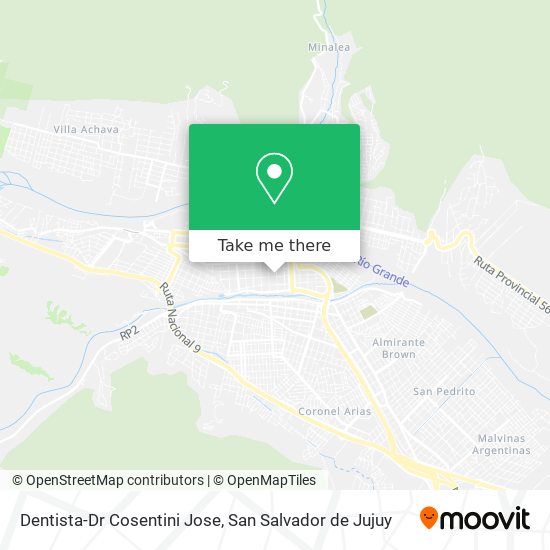 Dentista-Dr Cosentini Jose map