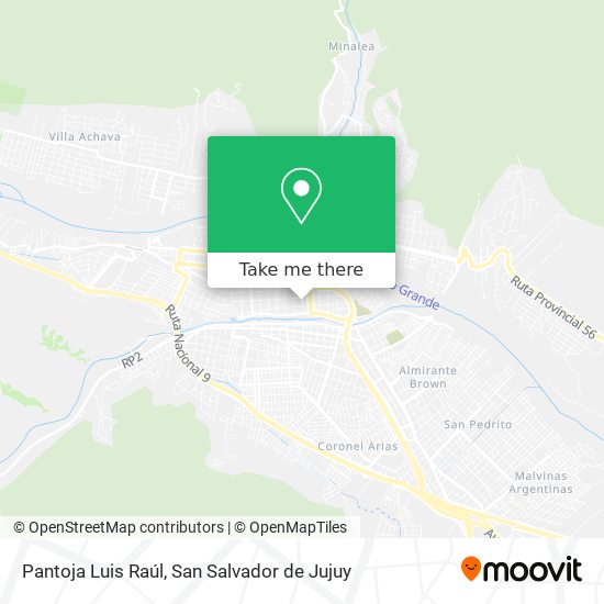Mapa de Pantoja Luis Raúl