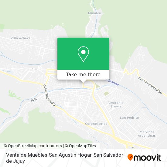Venta de Muebles-San Agustin Hogar map