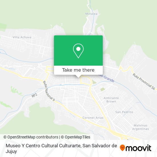 Mapa de Museo Y Centro Cultural Culturarte