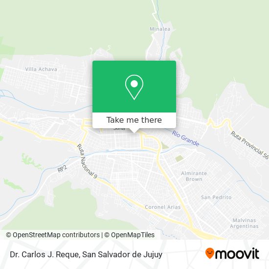 Dr. Carlos J. Reque map