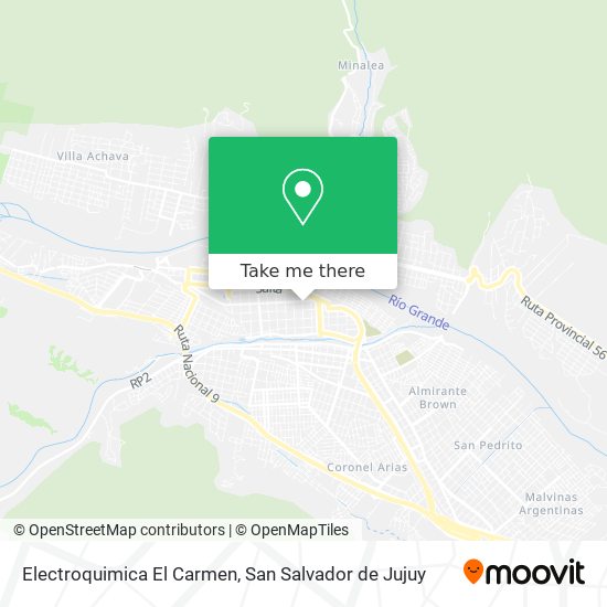 Mapa de Electroquimica El Carmen