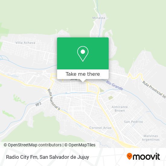 Mapa de Radio City Fm