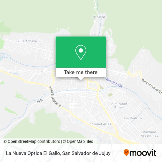 La Nueva Optica El Gallo map