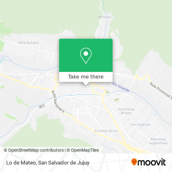 Mapa de Lo de Mateo