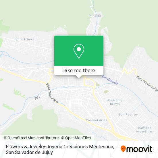 Flowers & Jewelry-Joyeria Creaciones Mentesana map