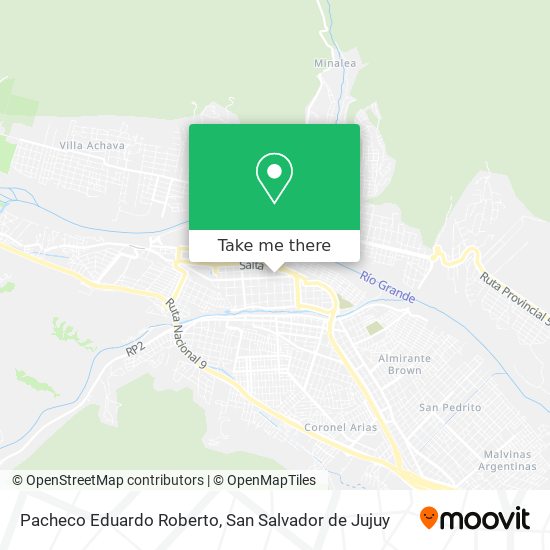 Mapa de Pacheco Eduardo Roberto