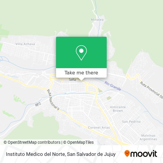 Mapa de Instituto Medico del Norte