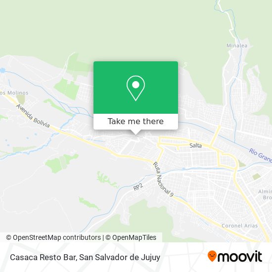 Mapa de Casaca Resto Bar