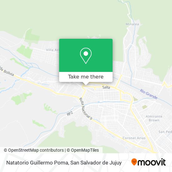 Natatorio Guillermo Poma map