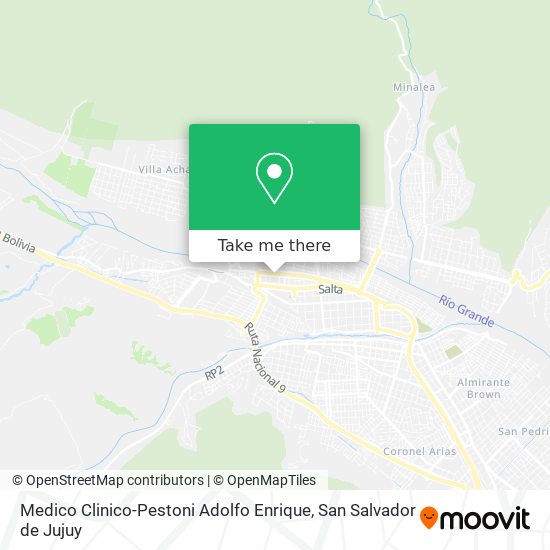 Medico Clinico-Pestoni Adolfo Enrique map