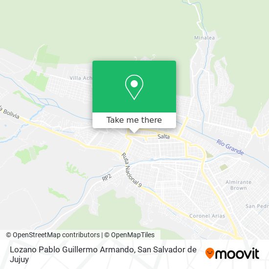 Lozano Pablo Guillermo Armando map