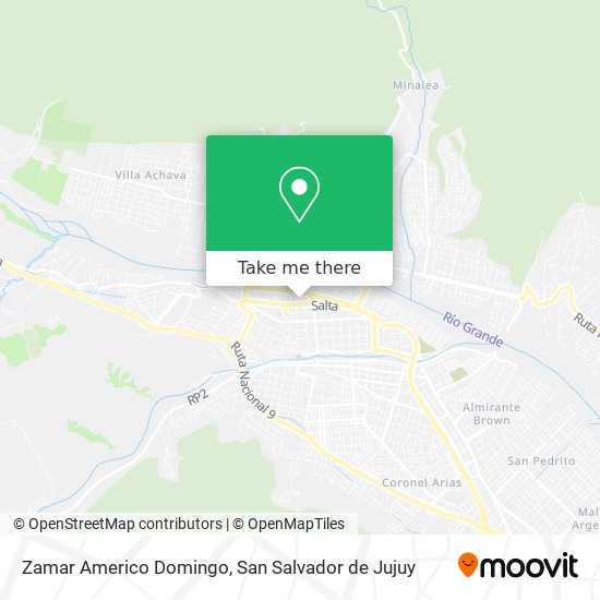 Zamar Americo Domingo map