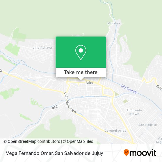 Vega Fernando Omar map
