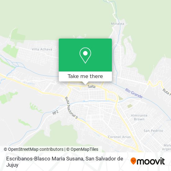 Escribanos-Blasco Marìa Susana map