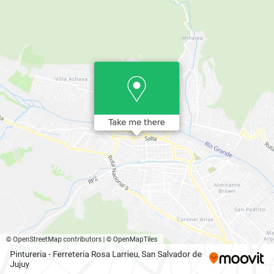 Mapa de Pintureria - Ferreteria Rosa Larrieu