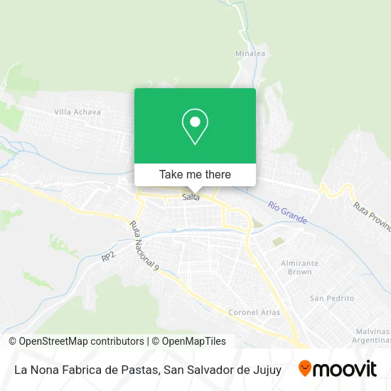 Mapa de La Nona Fabrica de Pastas