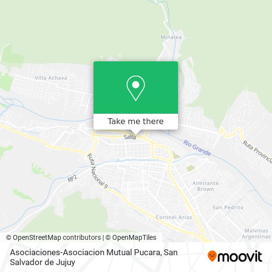 Asociaciones-Asociacion Mutual Pucara map