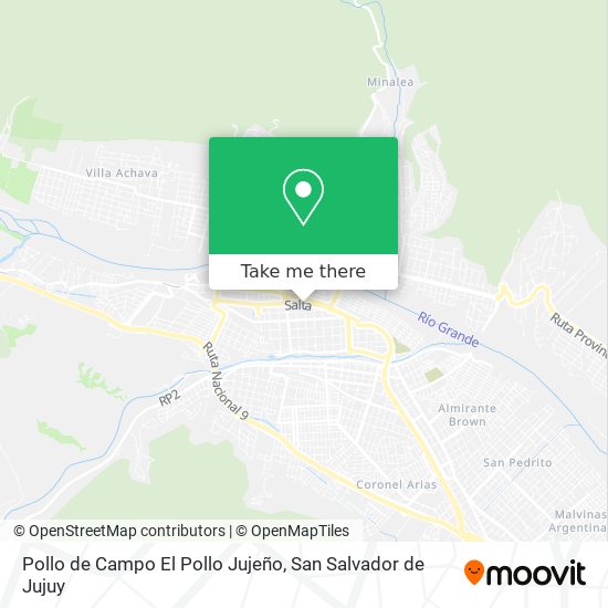Pollo de Campo El Pollo Jujeño map