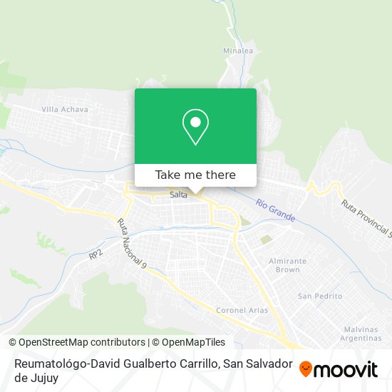 Reumatológo-David Gualberto Carrillo map