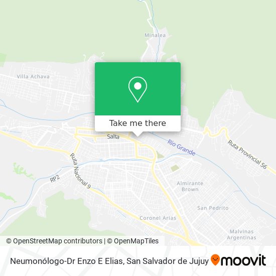 Neumonólogo-Dr Enzo E Elias map
