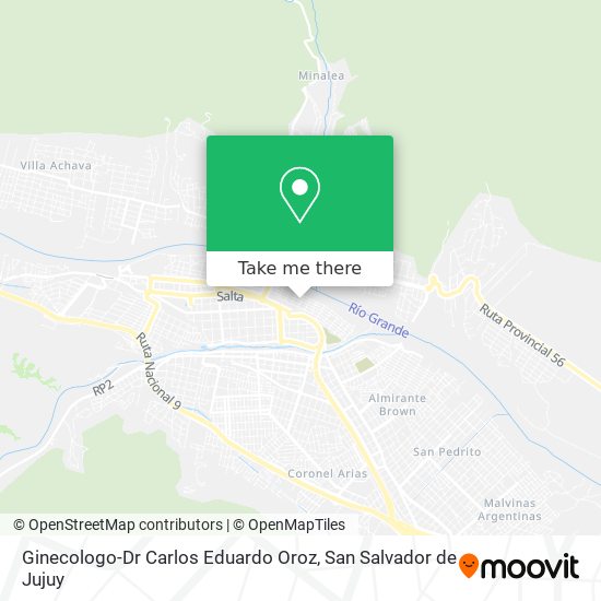 Ginecologo-Dr Carlos Eduardo Oroz map