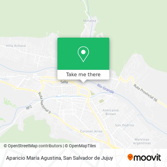 Mapa de Aparicio María Agustina