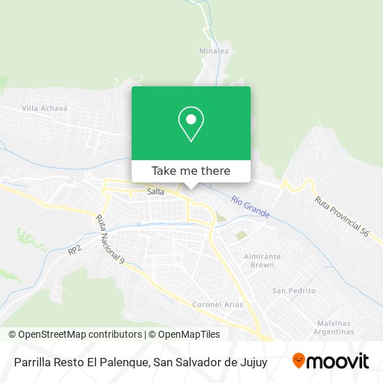 Mapa de Parrilla Resto El Palenque