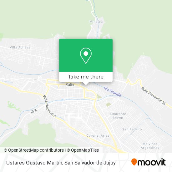 Mapa de Ustares Gustavo Martín