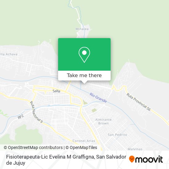 Fisioterapeuta-Lic Evelina M Graffigna map