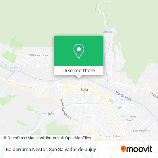 Balderrama Nestor map