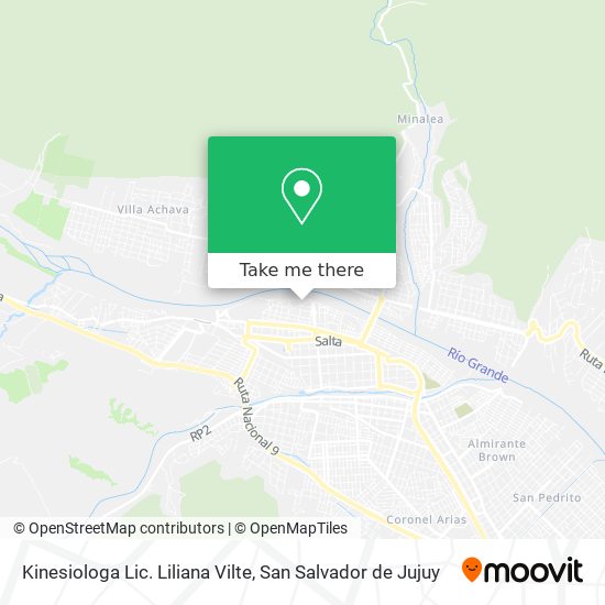 Mapa de Kinesiologa Lic. Liliana Vilte