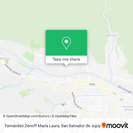 Mapa de Fernández Zenoff María Laura