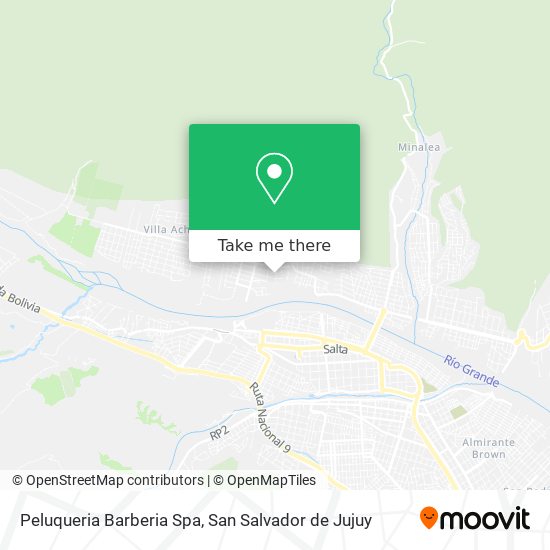 Peluqueria Barberia Spa map