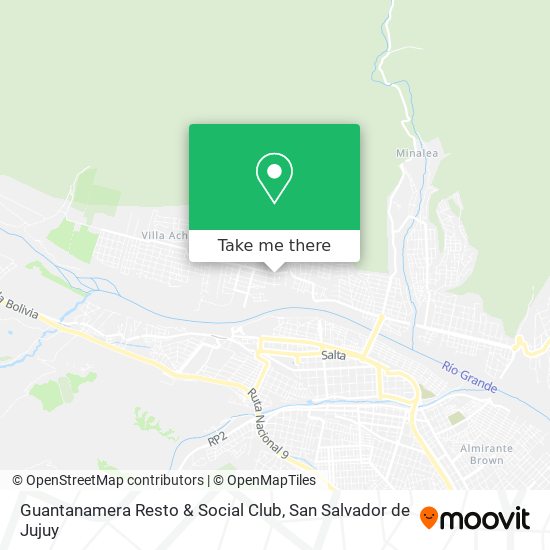 Mapa de Guantanamera Resto & Social Club