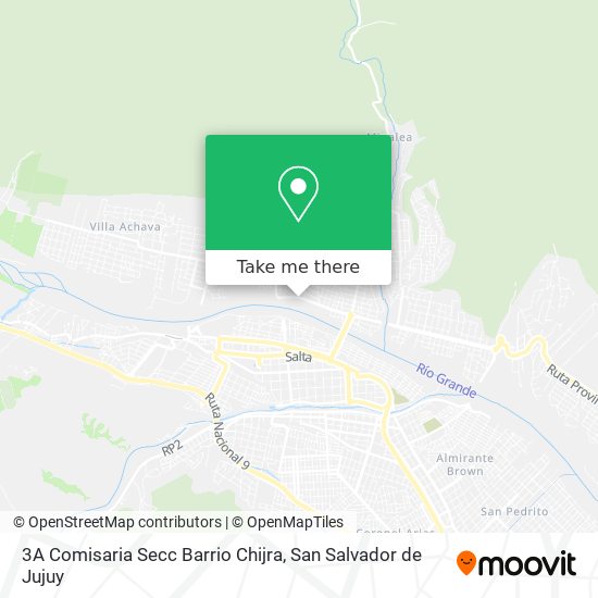 Mapa de 3A Comisaria Secc Barrio Chijra