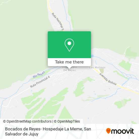 Bocados de Reyes- Hospedaje La Meme map